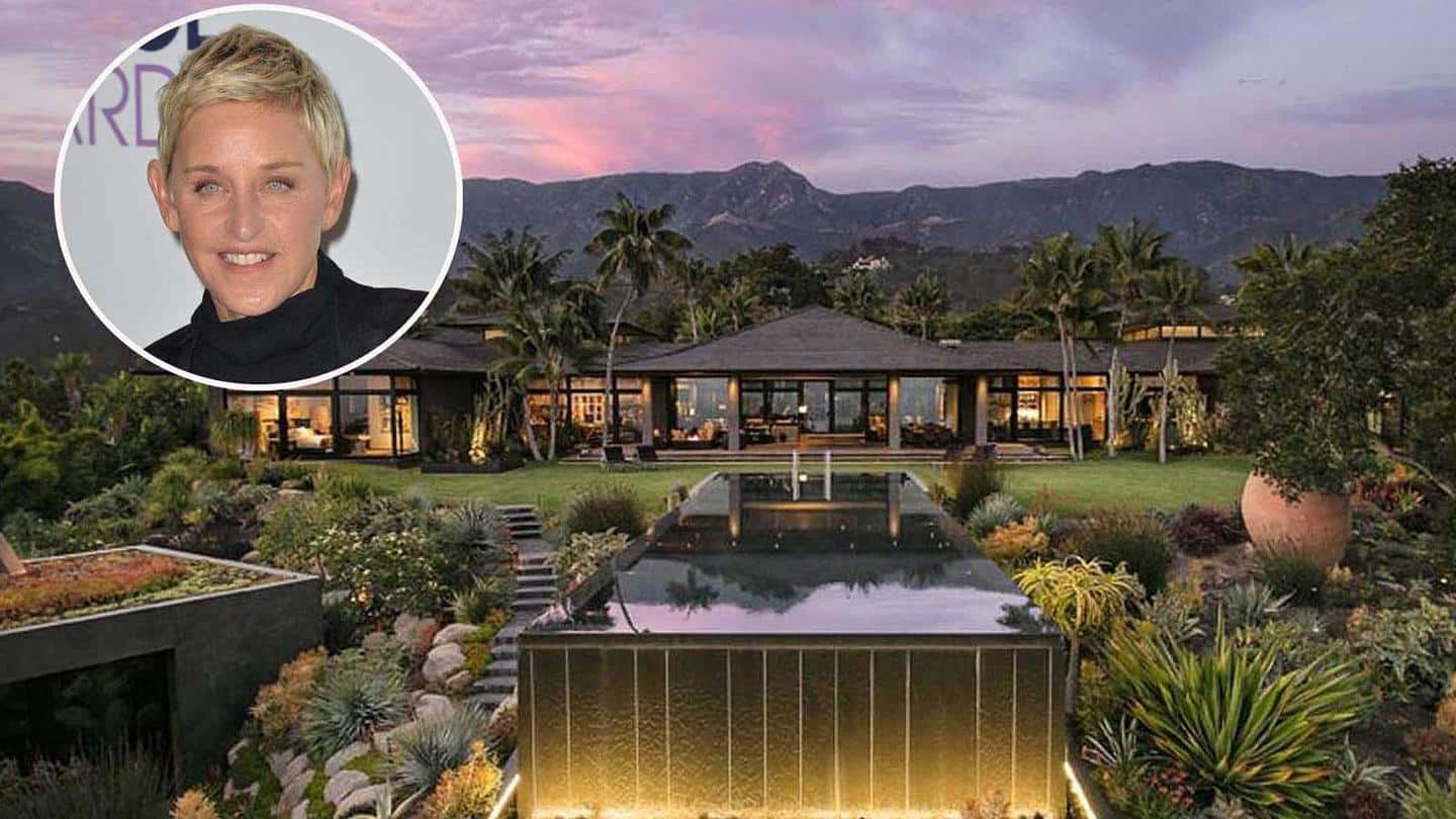 Ellen Degeneres Portia List Picturesque Montecito Mansion For Sale Newsbytes