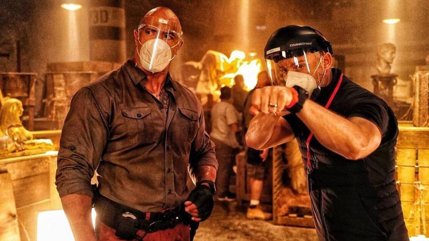 'Red Notice' wraps next month, 'Young Rock' next in line 'Red Notice' wraps next month, 'Young Rock' next in line