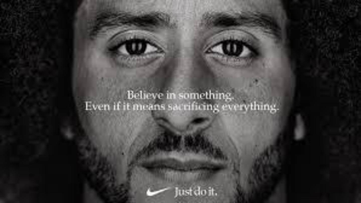 Nike really knows how to make a mark with advertisements Nike really knows how to make a mark with advertisements