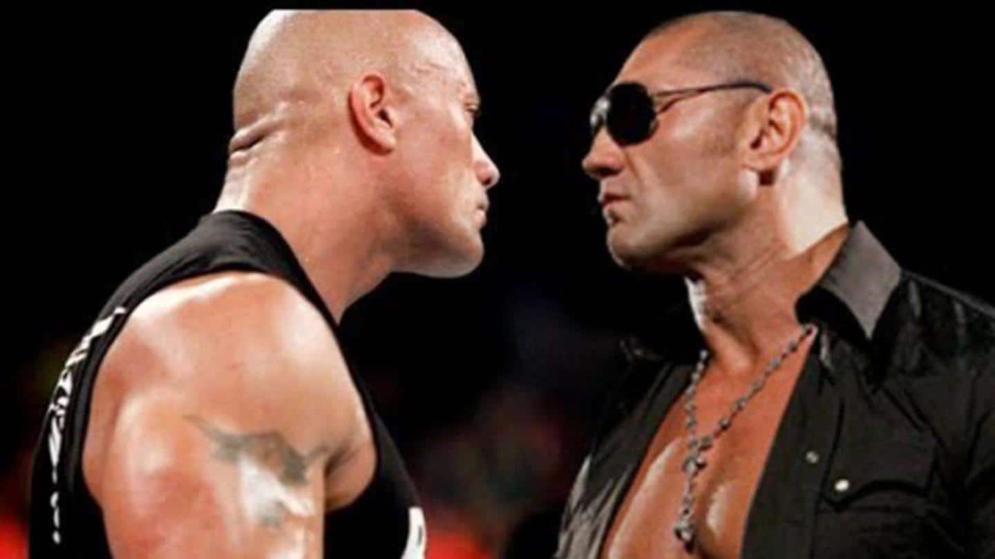 Honorable mentions: Ex-wrestlers Dwayne Johnson and Dave Bautista Honorable mentions: Ex-wrestlers Dwayne Johnson and Dave Bautista