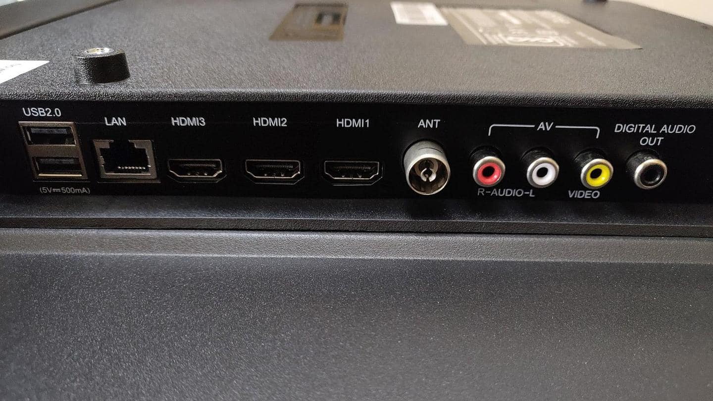 A good-looking TV with a variety of input options A good-looking TV with a variety of input options