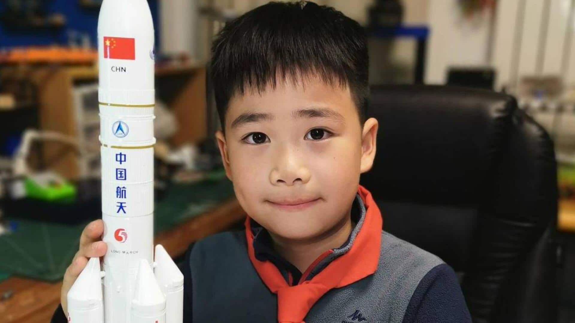 11-year-old boy builds rocket, pens 600 lines of code