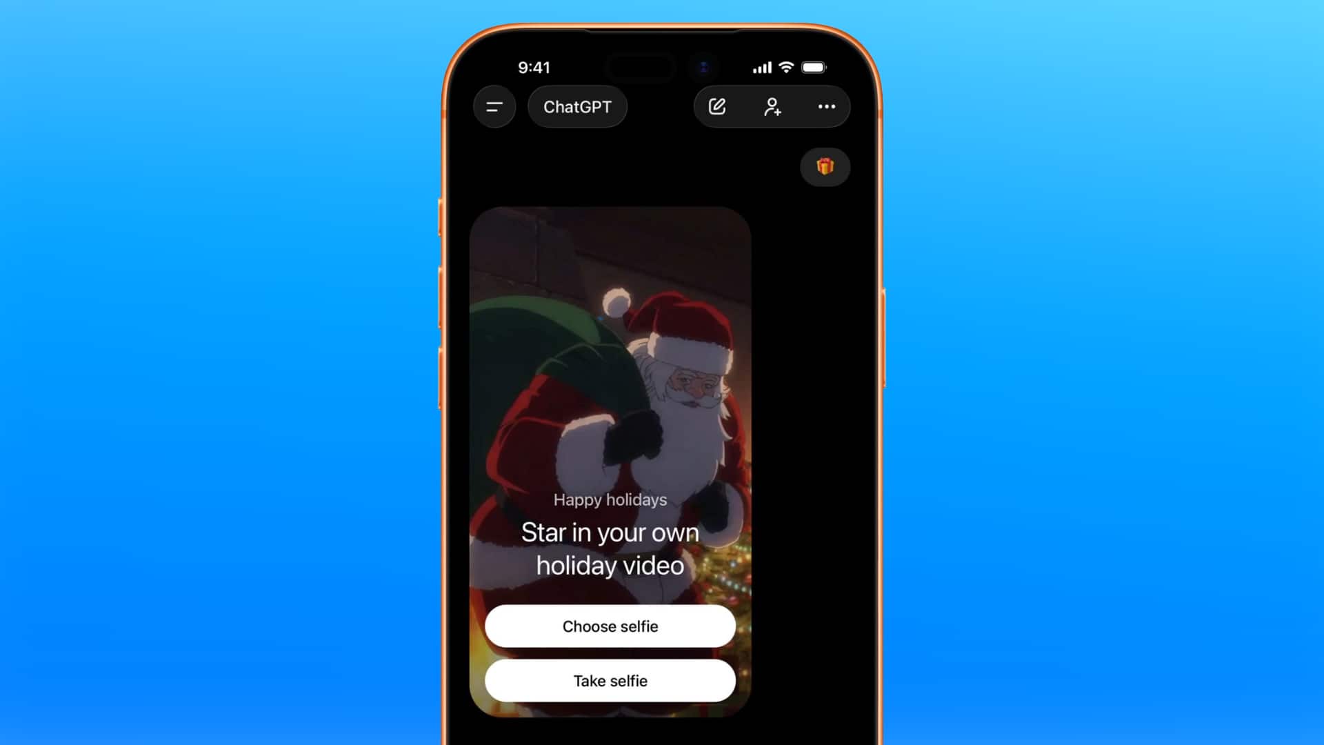 ChatGPT now creates personalized Christmas videos with just an emoji