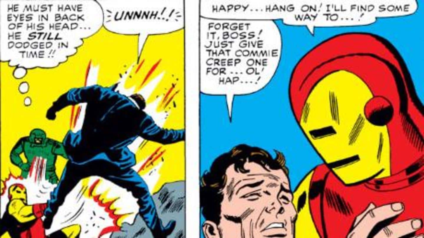 Iron Man represented the anti-communist stance during the Cold War Iron Man represented the anti-communist stance during the Cold War