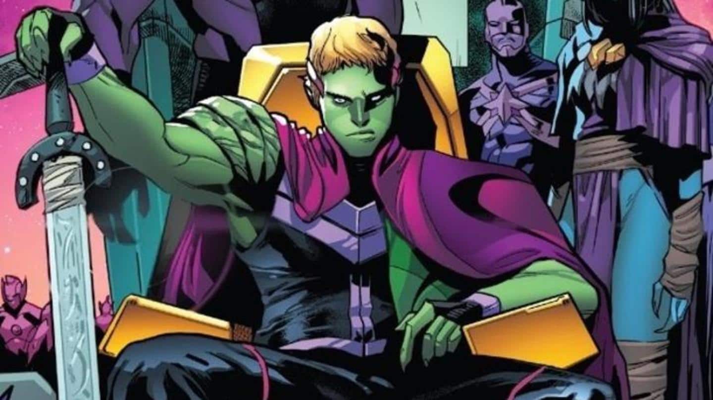 Half-Kree, Half-Skrull Hulking is destined to unite the warring empires Half-Kree, Half-Skrull Hulking is destined to unite the warring empires