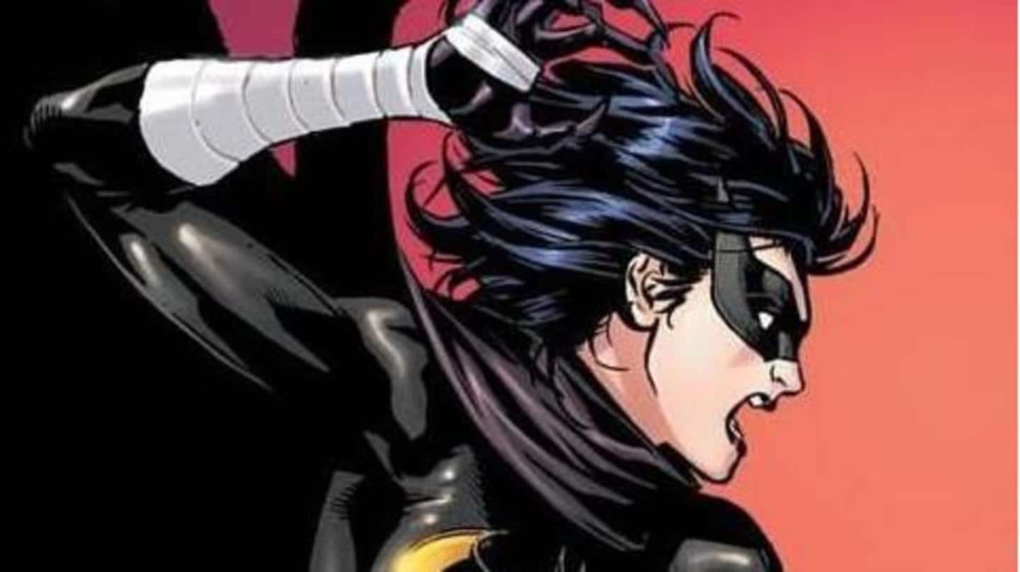 As Black Bat, she becomes a vigilante in Hong Kong As Black Bat, she becomes a vigilante in Hong Kong