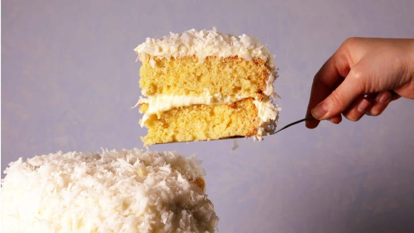Recipe fest: How to make eggless coconut cake at home