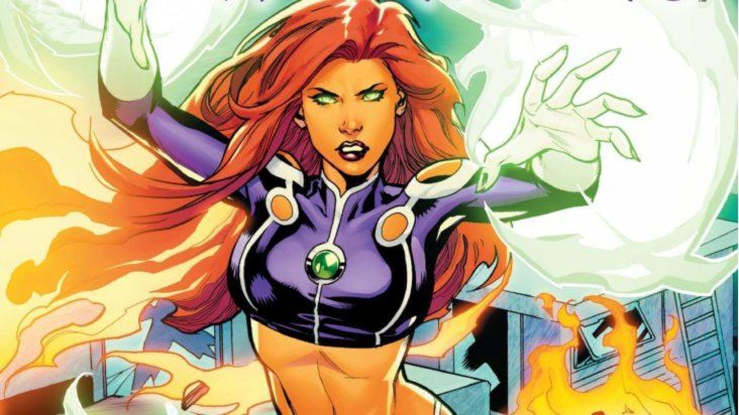 Starfire's iconic starbolts and incredible powers are popular among fans Starfire's iconic starbolts and incredible powers are popular among fans