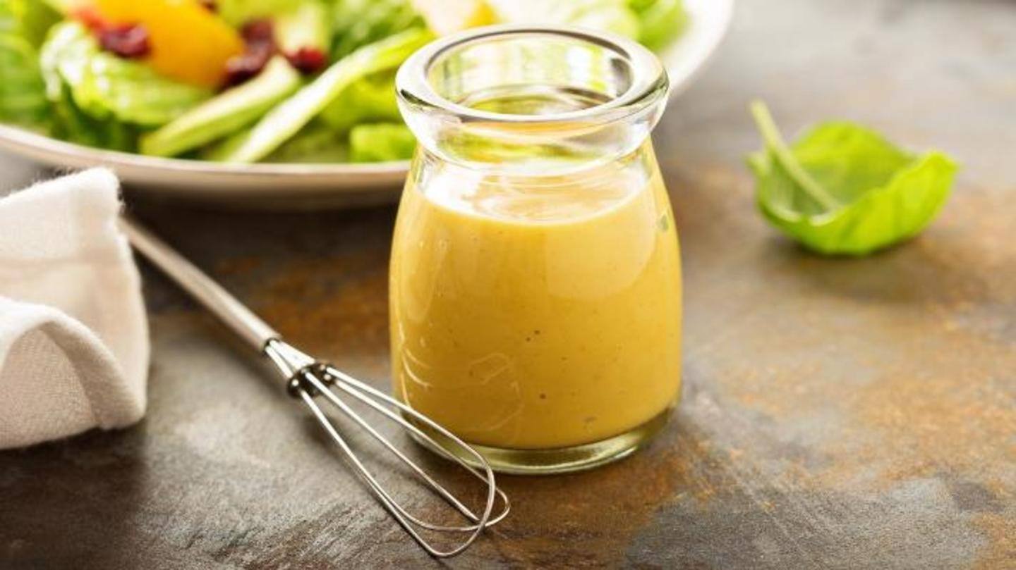 The sweet and tangy honey mustard salad dressing The sweet and tangy honey mustard salad dressing