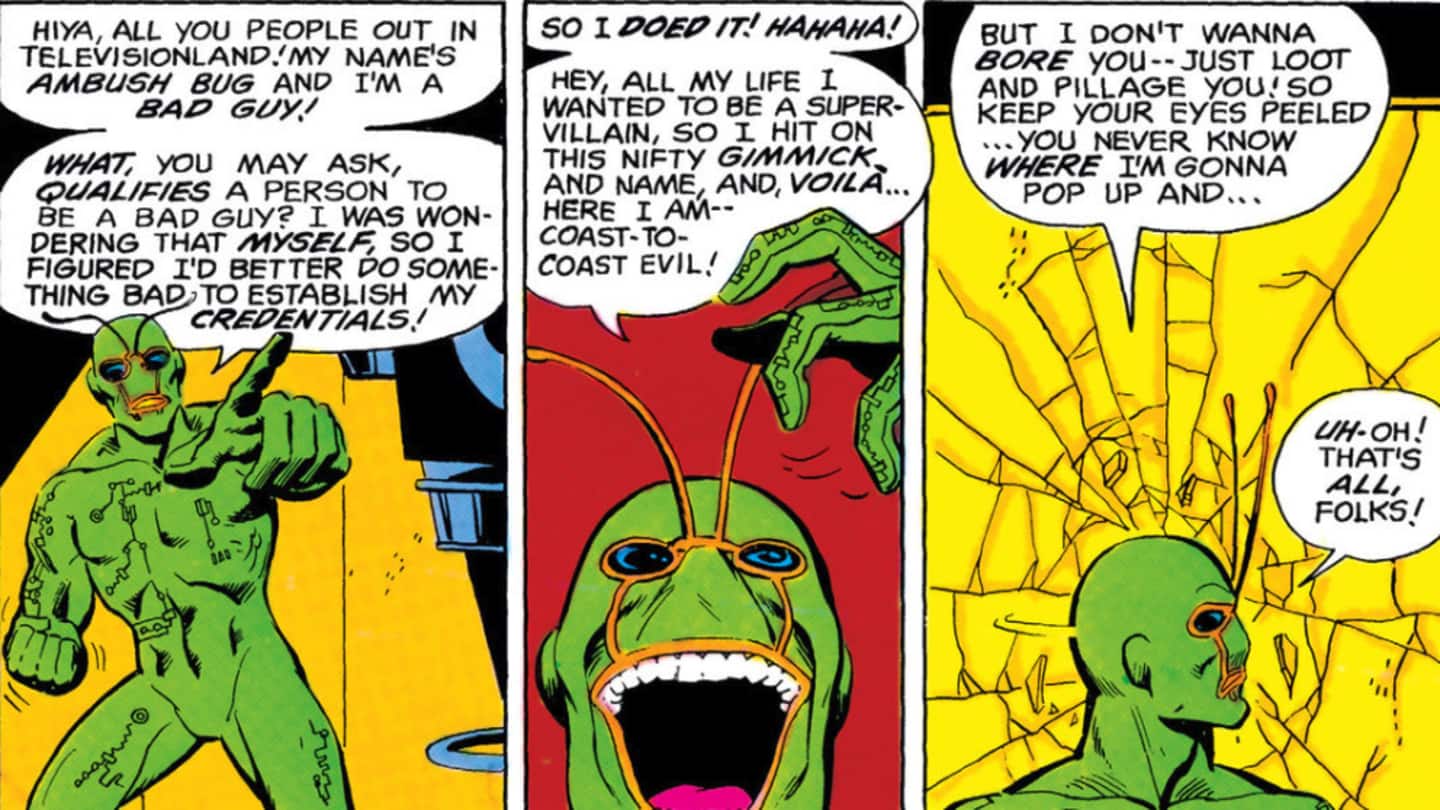 Ambush Bug is DC's most hilarious fourth wall breaker Ambush Bug is DC's most hilarious fourth wall breaker