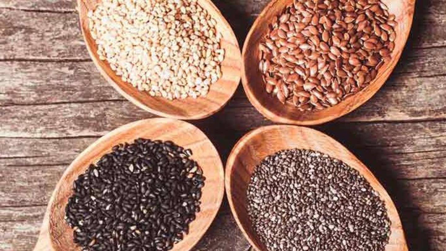 Seeds like chia, sesame, celery have high calcium content Seeds like chia, sesame, celery have high calcium content