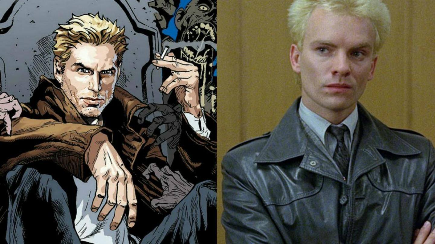 Constantine's original look was inspired by the musician Sting Constantine's original look was inspired by the musician Sting