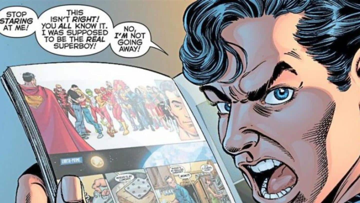 Superboy-Prime is like an Internet troll, focused on DC universe Superboy-Prime is like an Internet troll, focused on DC universe