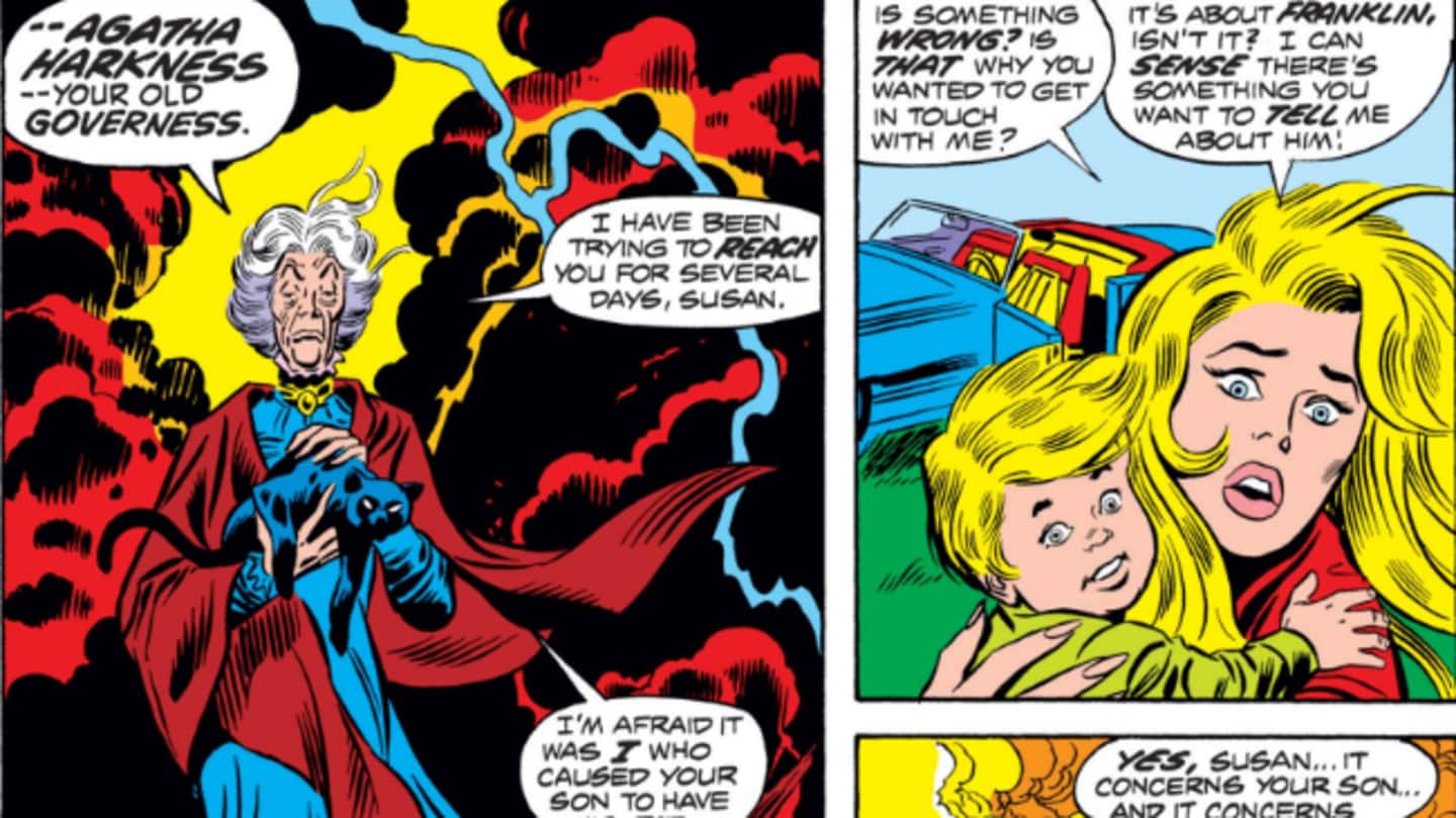 Former governess of Franklin Richards and Wanda Maximoff's mentor Former governess of Franklin Richards and Wanda Maximoff's mentor