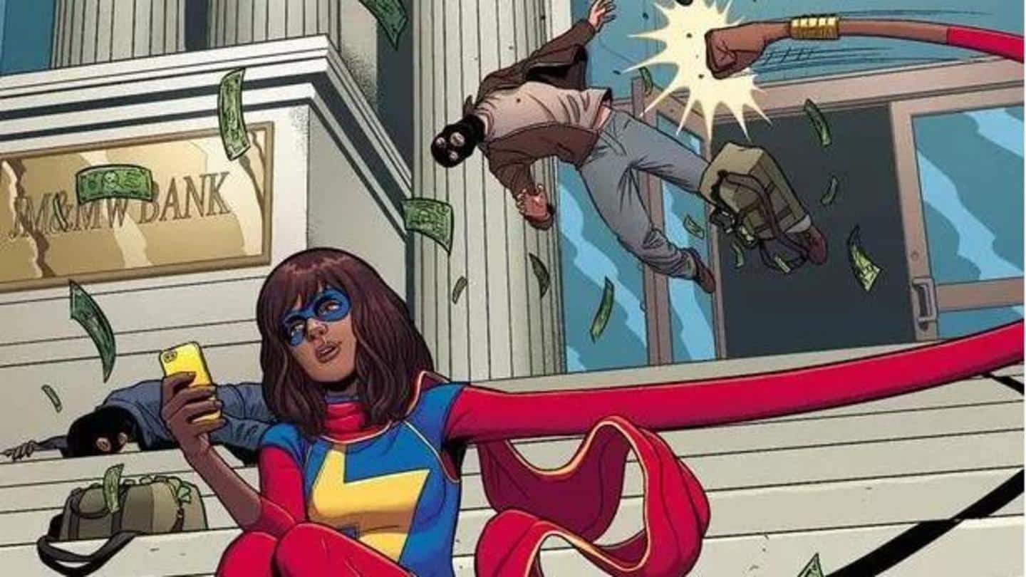 Ms. Marvel's size altering powers makes her a polymorph Ms. Marvel's size altering powers makes her a polymorph