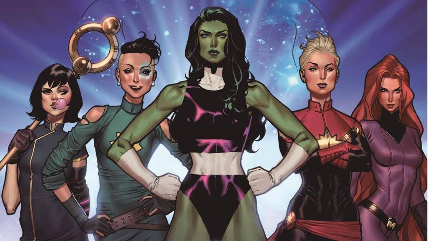A-Force: An all-female team of superheroes brought together by Singularity A-Force: An all-female team of superheroes brought together by Singularity