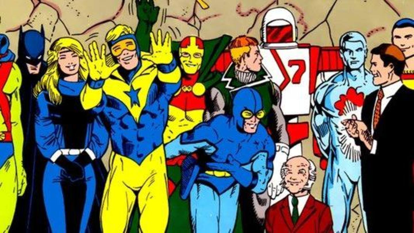 He establishes Justice League International (JLI) He establishes Justice League International (JLI)