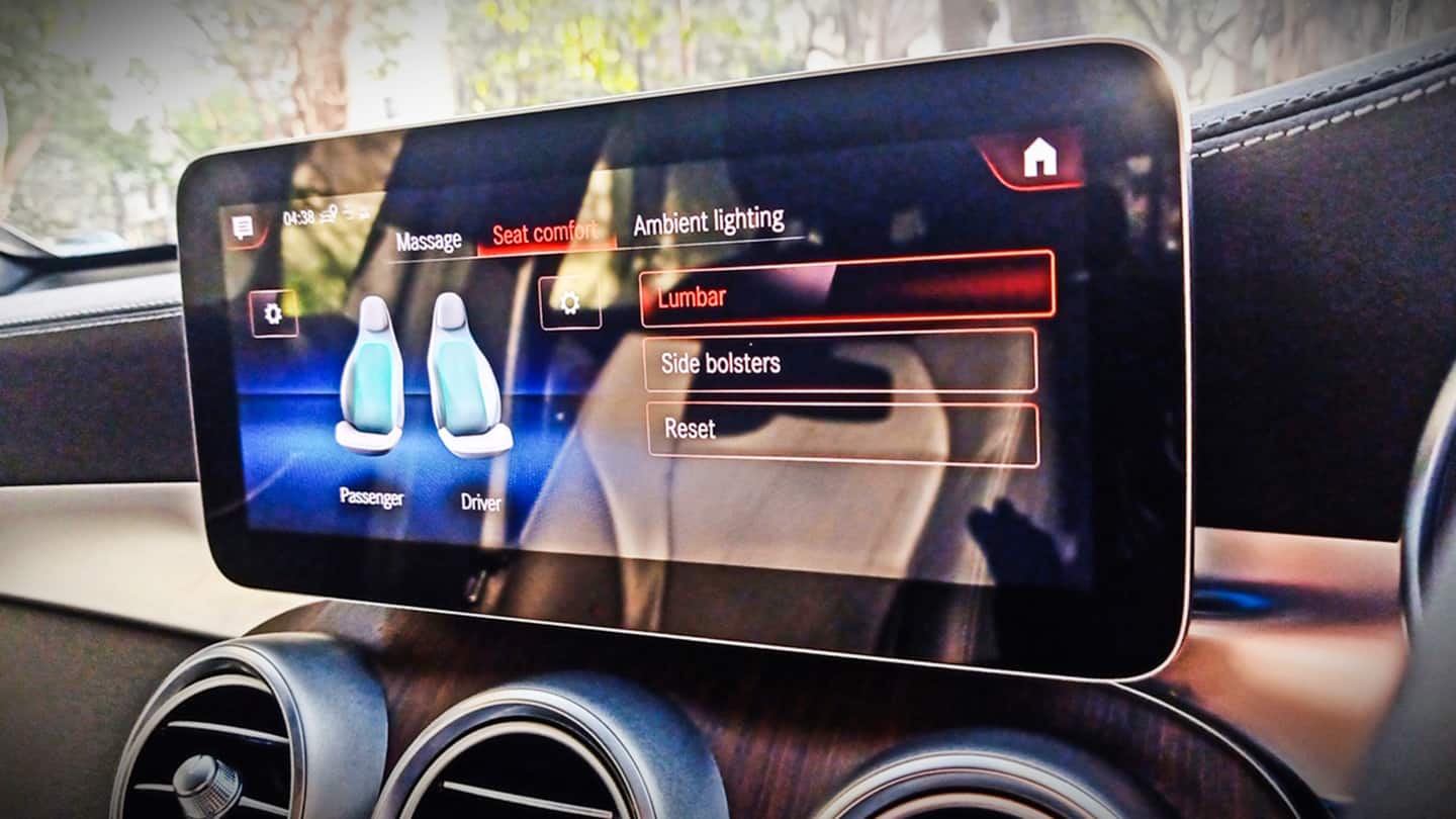 From massaging seats to connect car technology From massaging seats to connect car technology