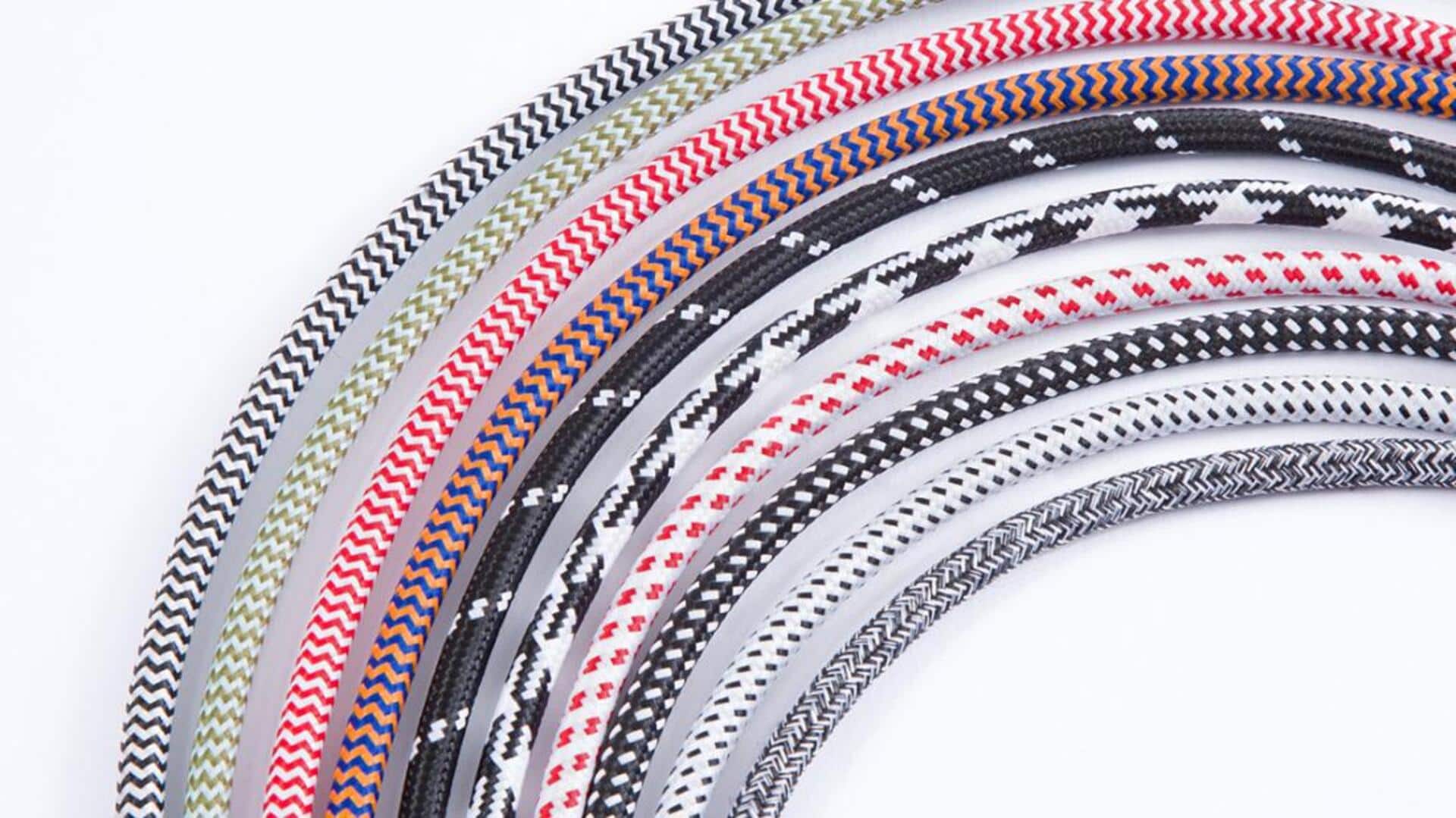 How to style wires with fabric cable covers