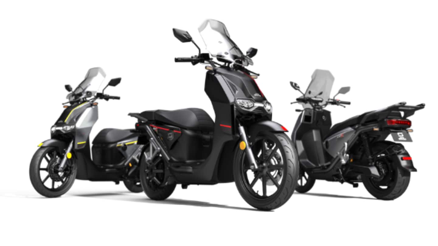 It has disc brakes on both wheels It has disc brakes on both wheels