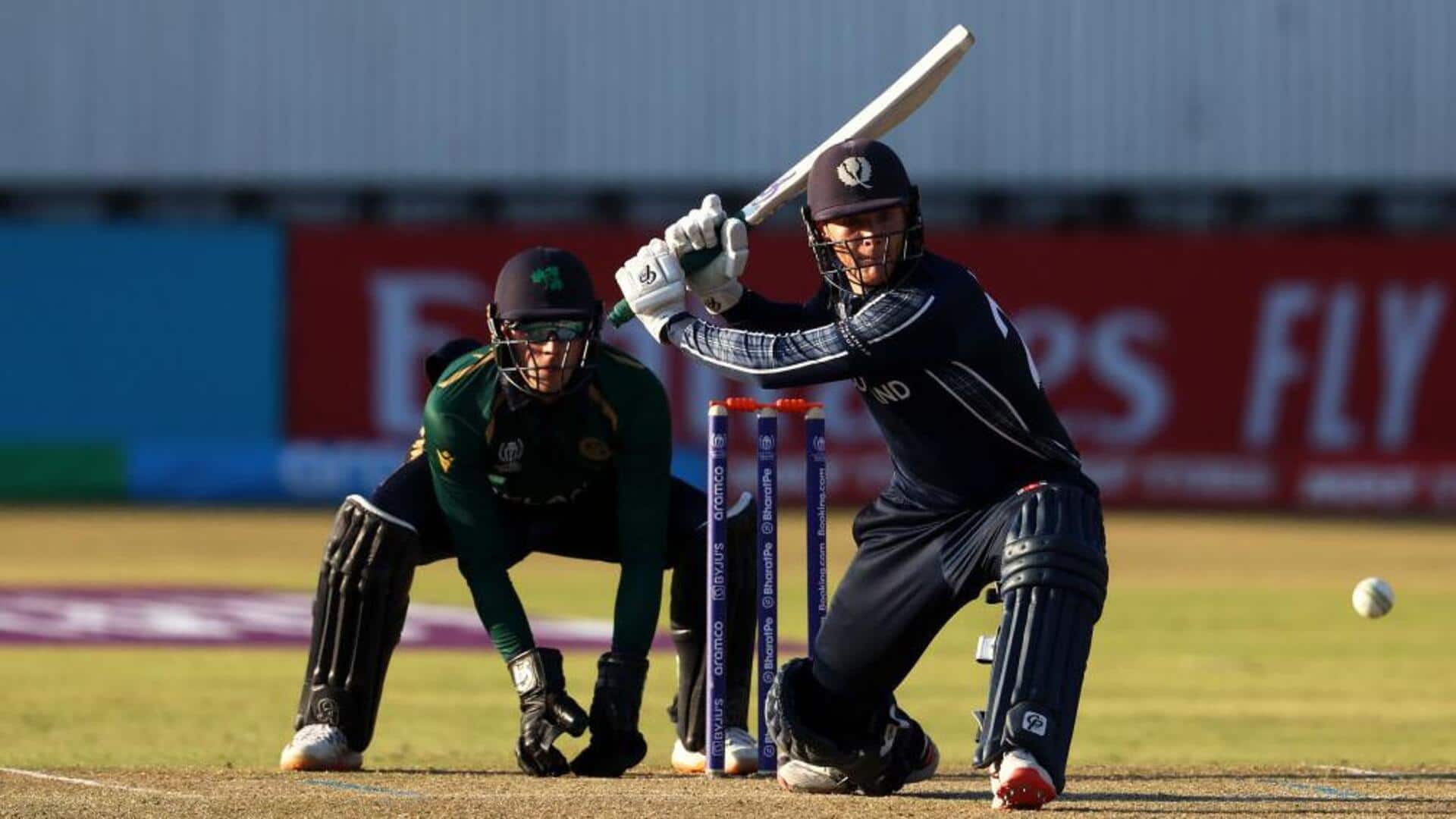 CWC Qualifiers, Brandon McMullen clocks his second ODI fifty: Stats