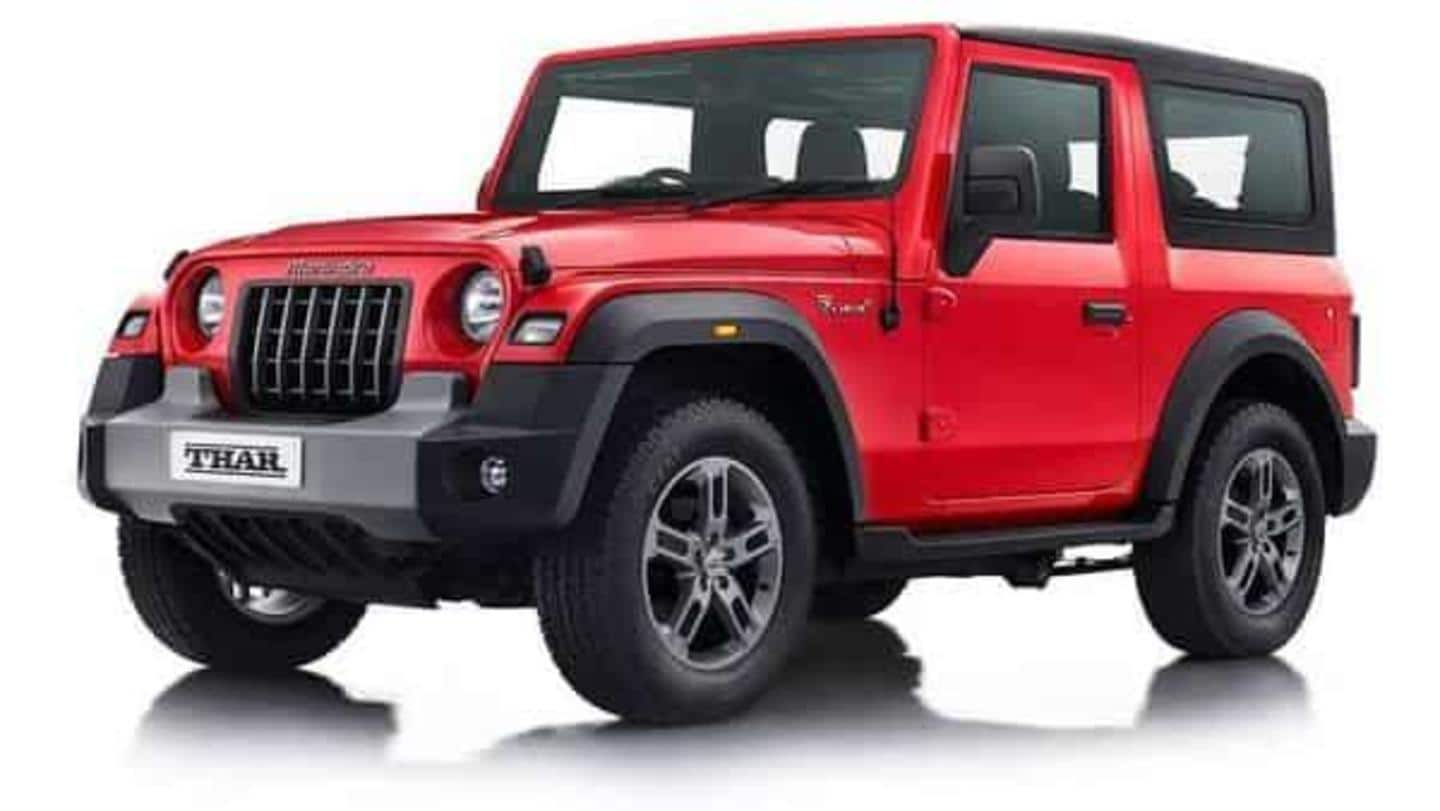 Mahindra Thar's AX and AX Std trims discontinued in India