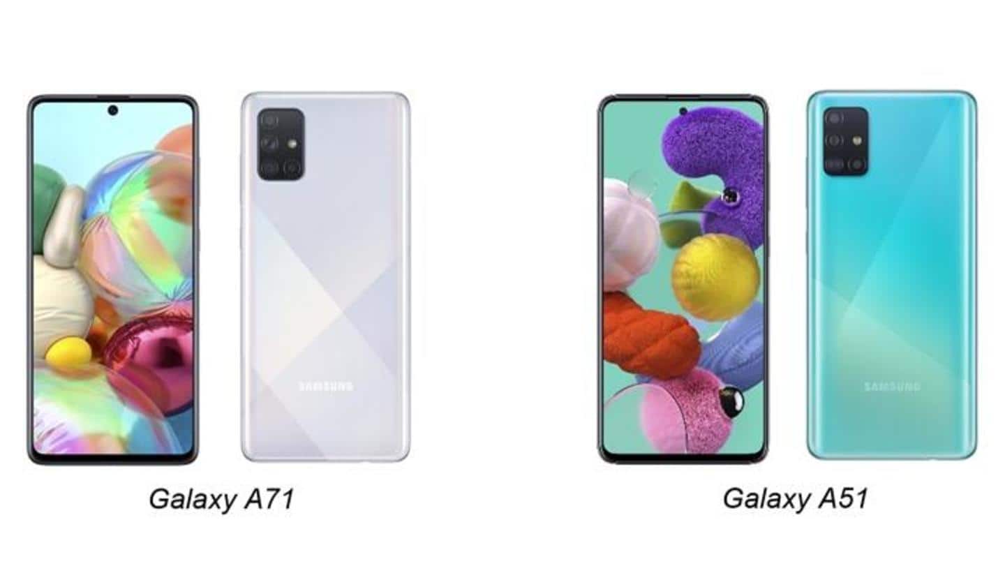 Samsung Galaxy A71 and A51 become cheaper in India