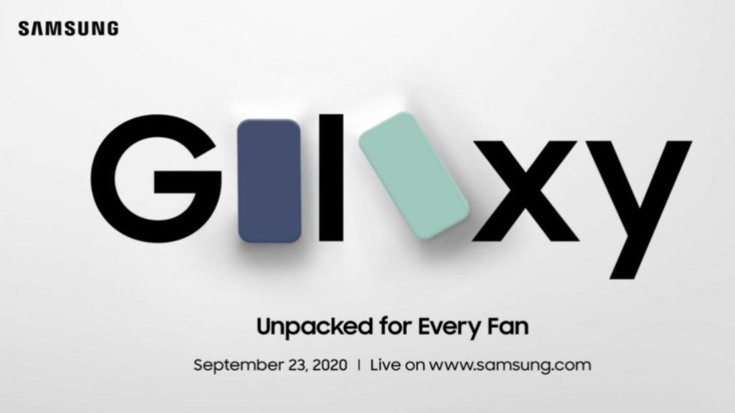 Samsung Galaxy S20 FE to be launched on September 23