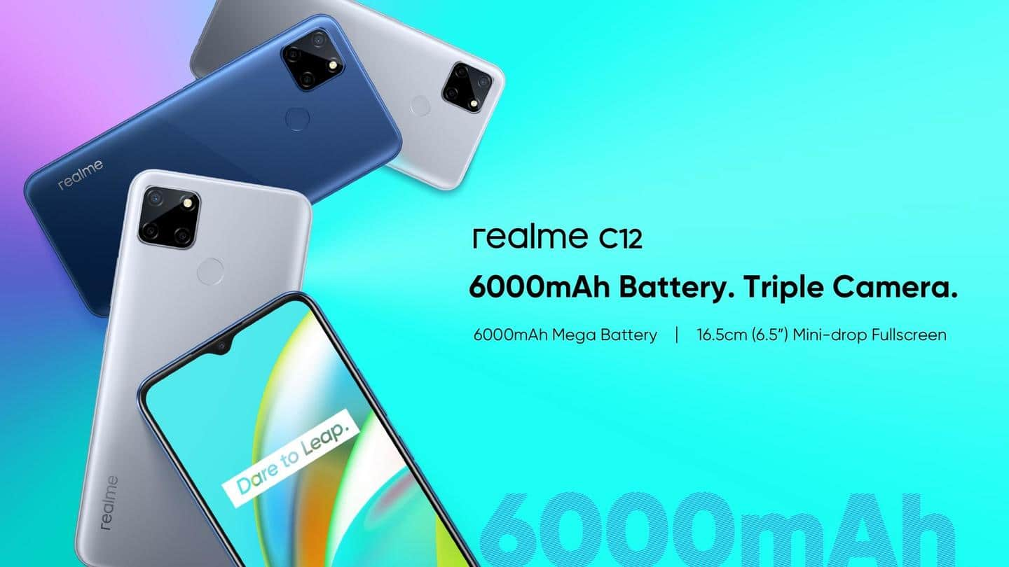 Realme C12 gets a new 4GB/64GB variant in India