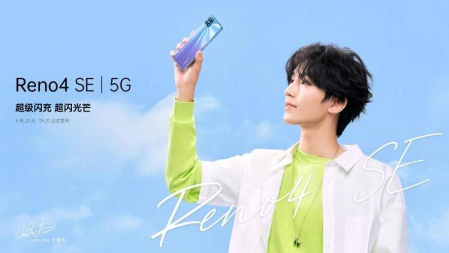 OPPO Reno4 SE to be launched on September 21
