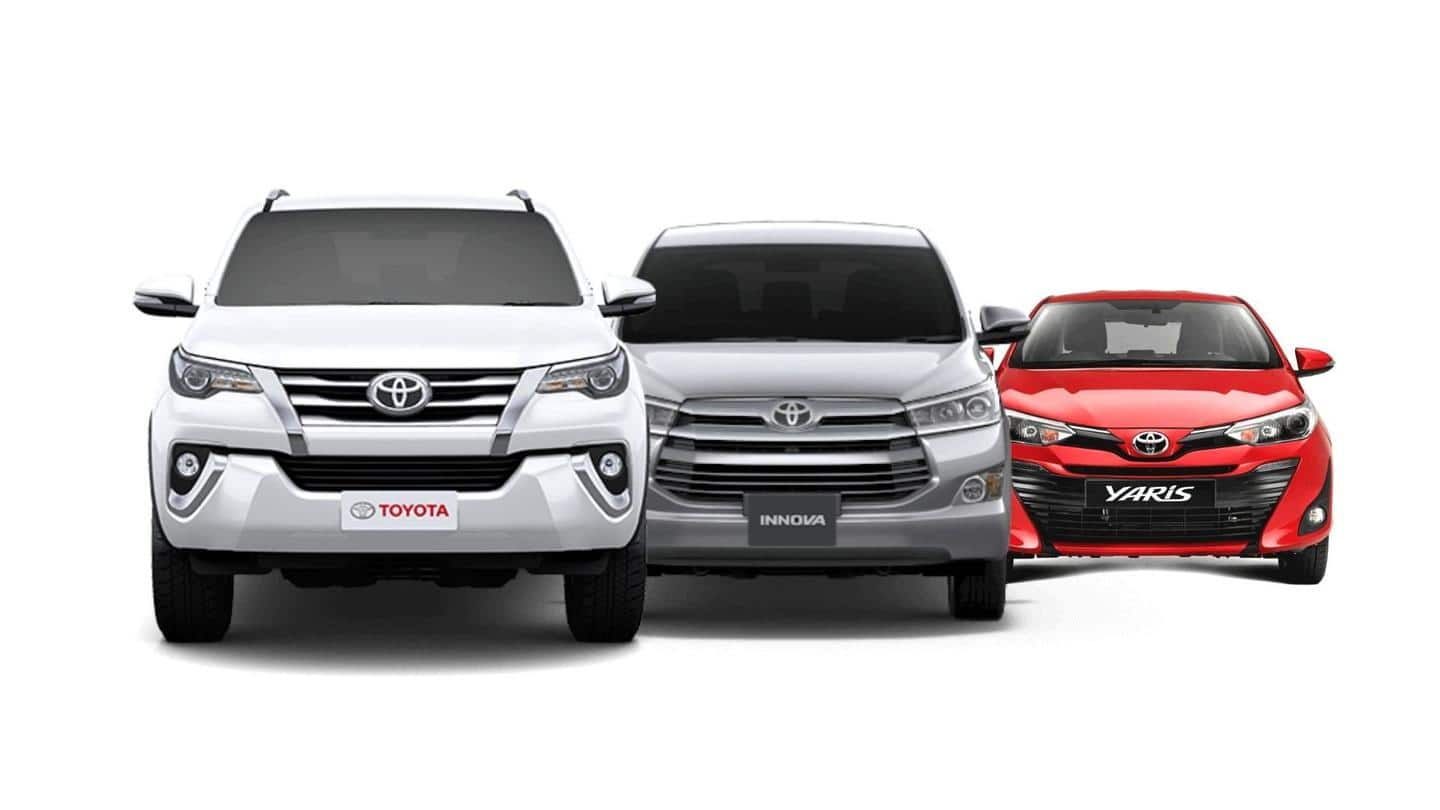 Attractive discounts and offers announced on these Toyota cars