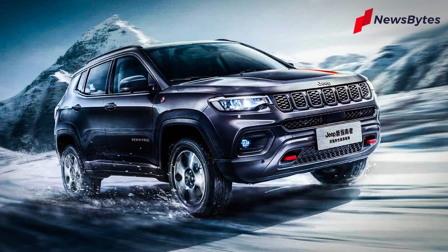 Ahead of launch, 2021 Jeep Compass spotted testing in India