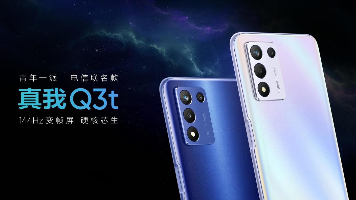 Realme Q3t goes official with a 144Hz screen