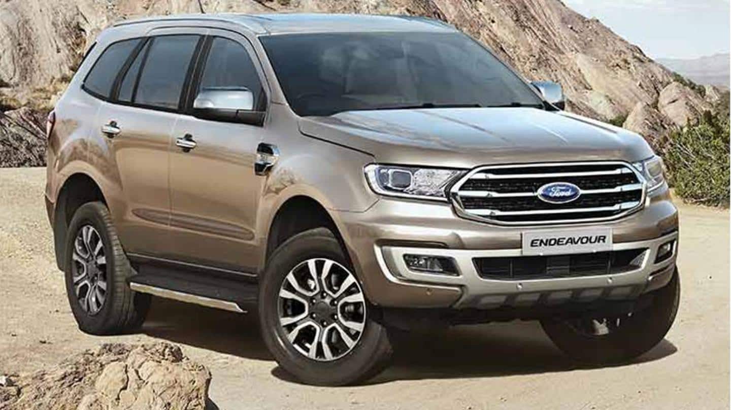 Ford Endeavour's Titanium 4x2 AT base variant discontinued in India