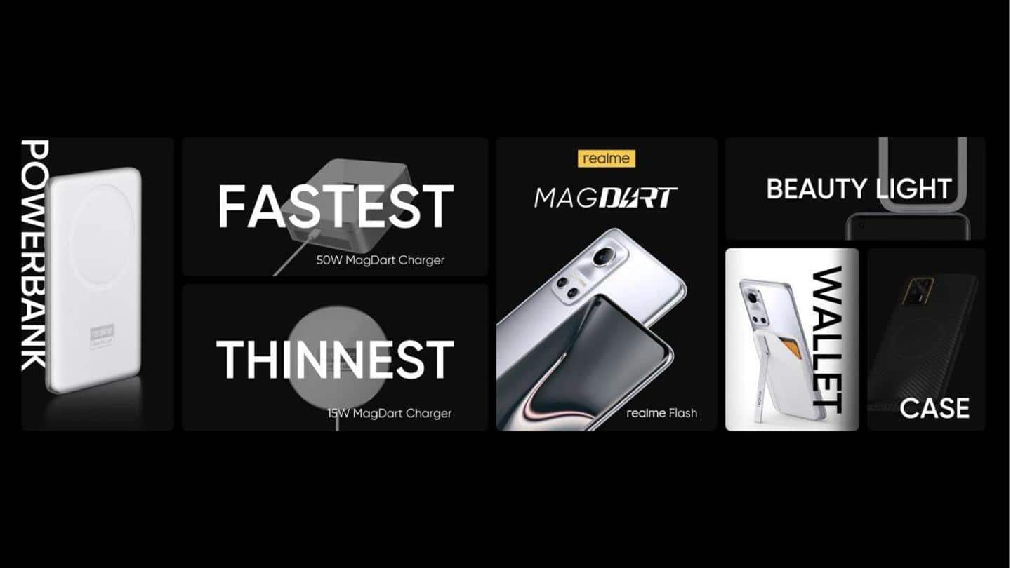 Realme announces MagDart magnetic wireless charging devices and accessories