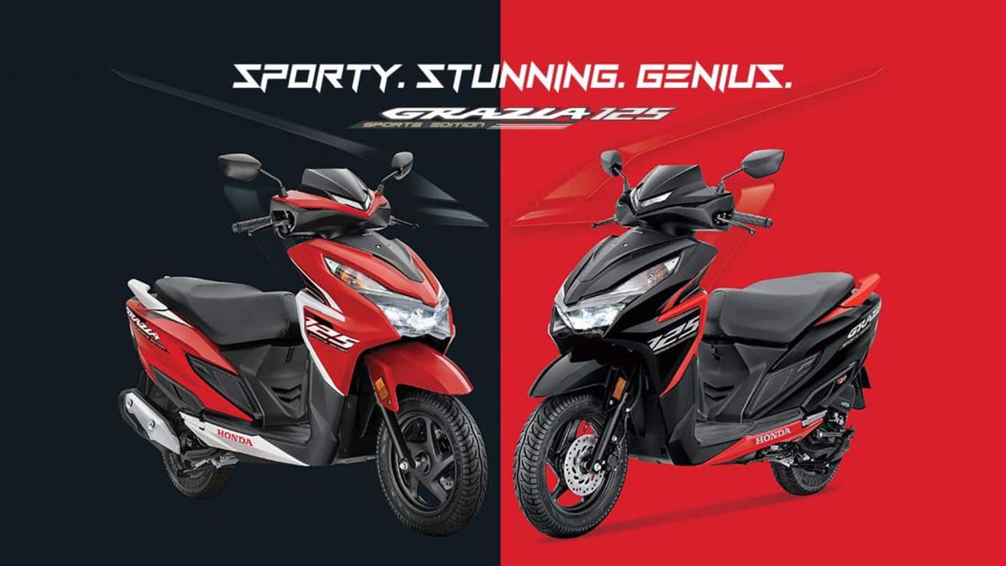 Honda Grazia 125 Sports Edition available with Rs. 3,500 cashback