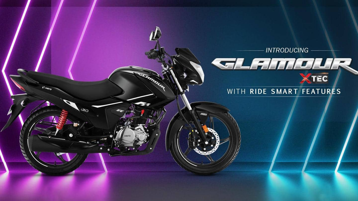 Hero glamour deals new model bike