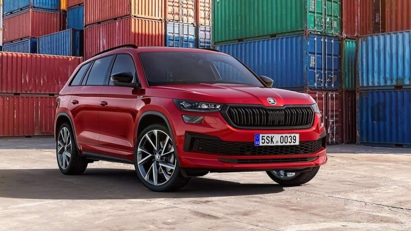 SKODA KODIAQ (facelift) to debut in India in January 2022