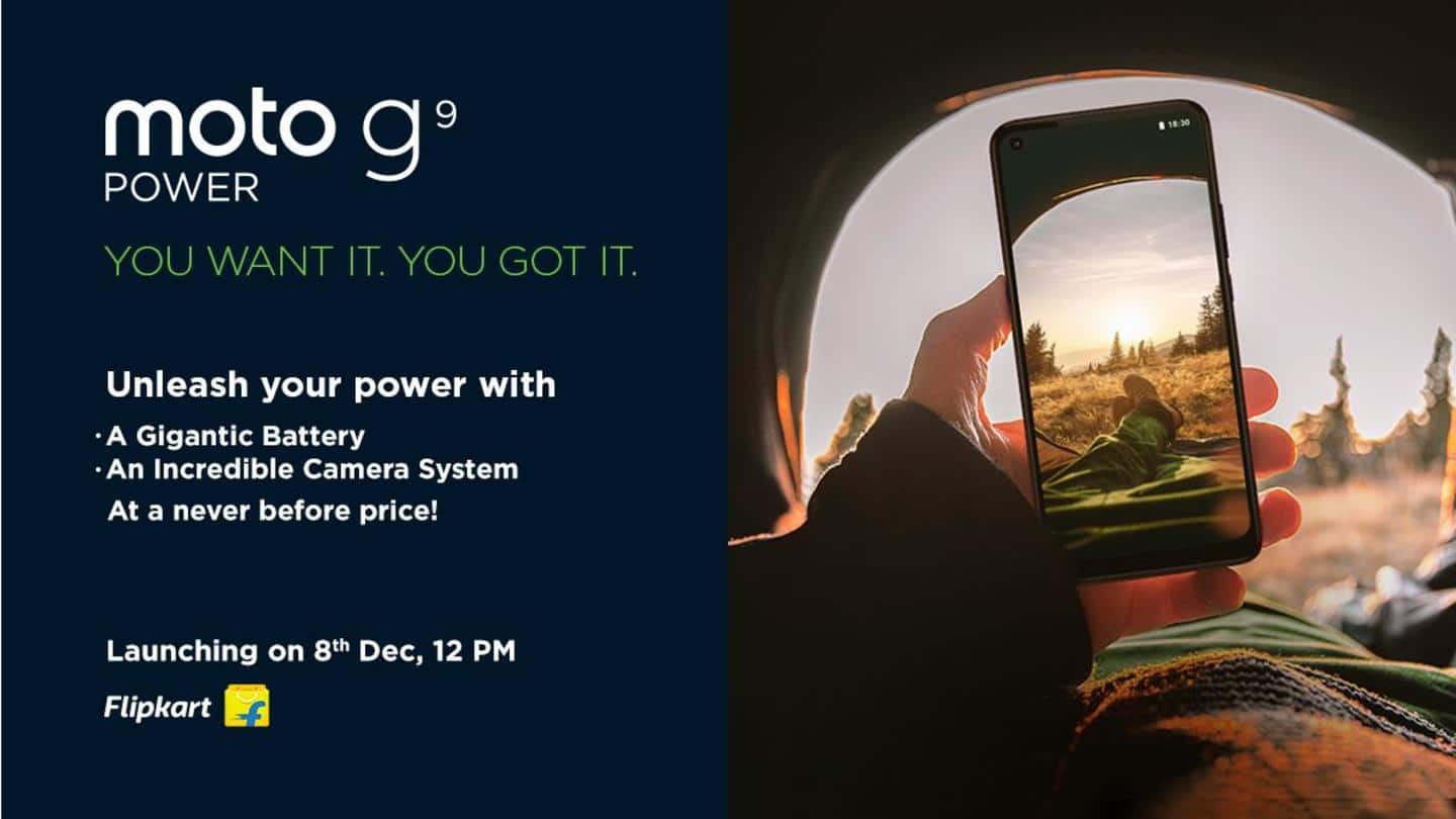 Moto G9 Power to be launched on December 8