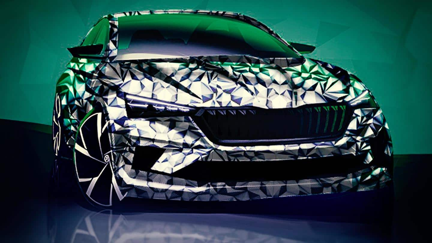 SKODA's mid-sized 'Slavia' sedan teased; set to premiere this year