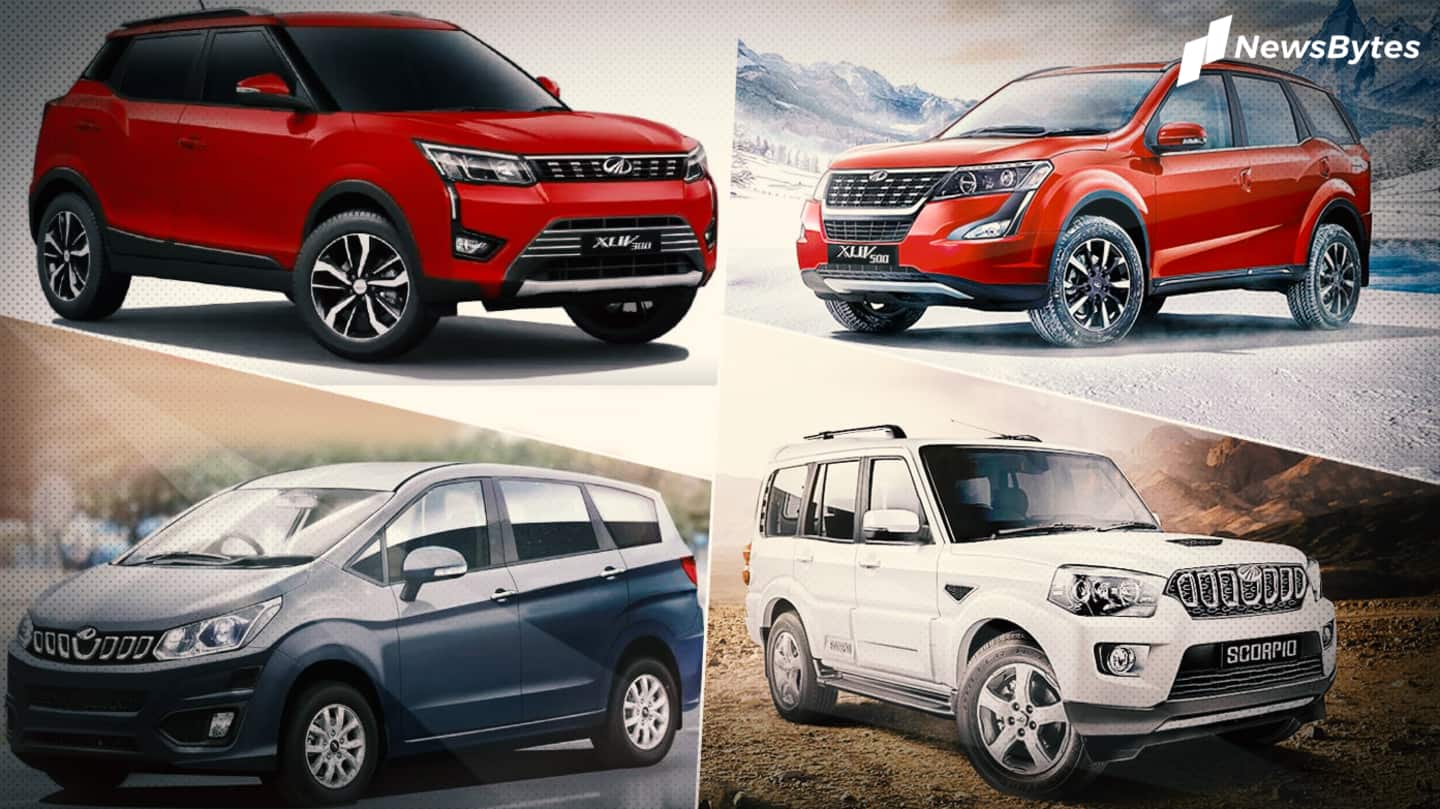 Attractive offers on Mahindra four-wheelers in January 2021