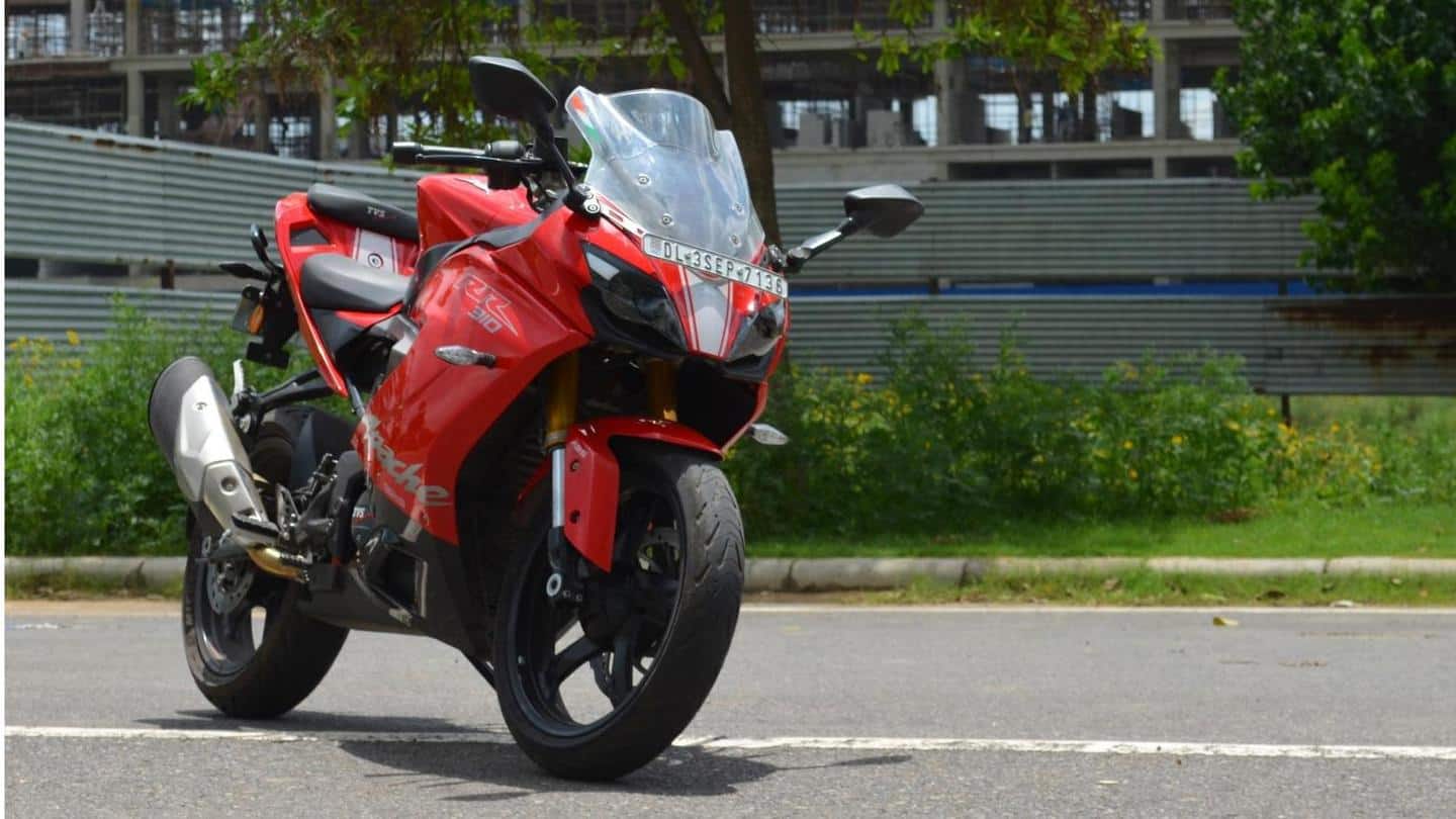 TVS increases the prices of its Apache line-up in India