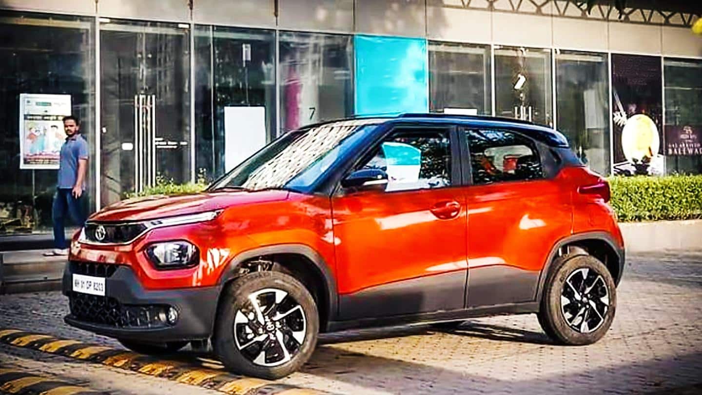 Tata Punch appears in leaked images, interiors revealed | NewsBytes