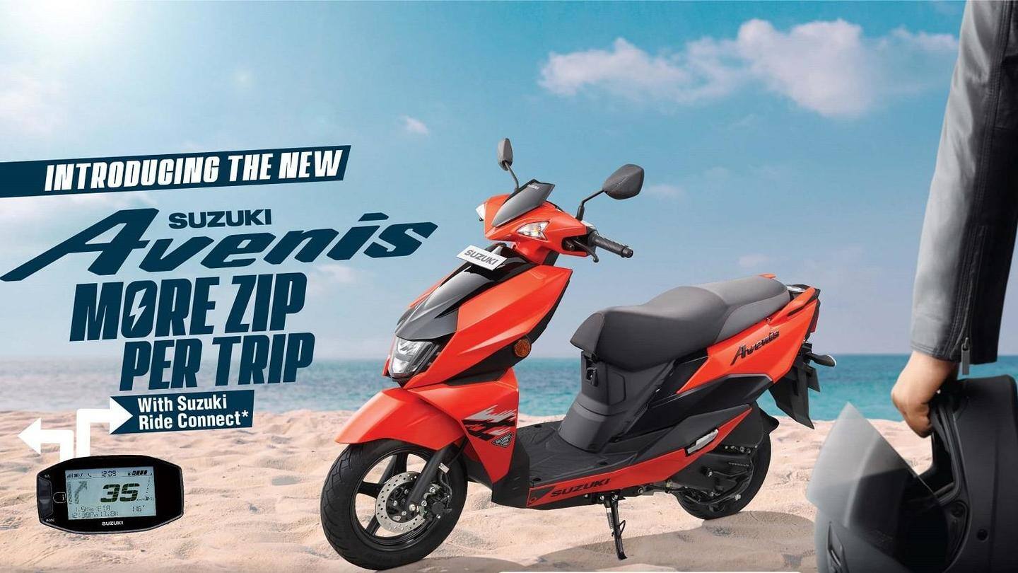 Suzuki Avenis goes official in India at Rs. 86,700