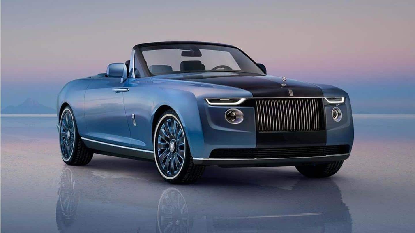 RollsRoyce unveils a bespoke and decadent Boat Tail convertible