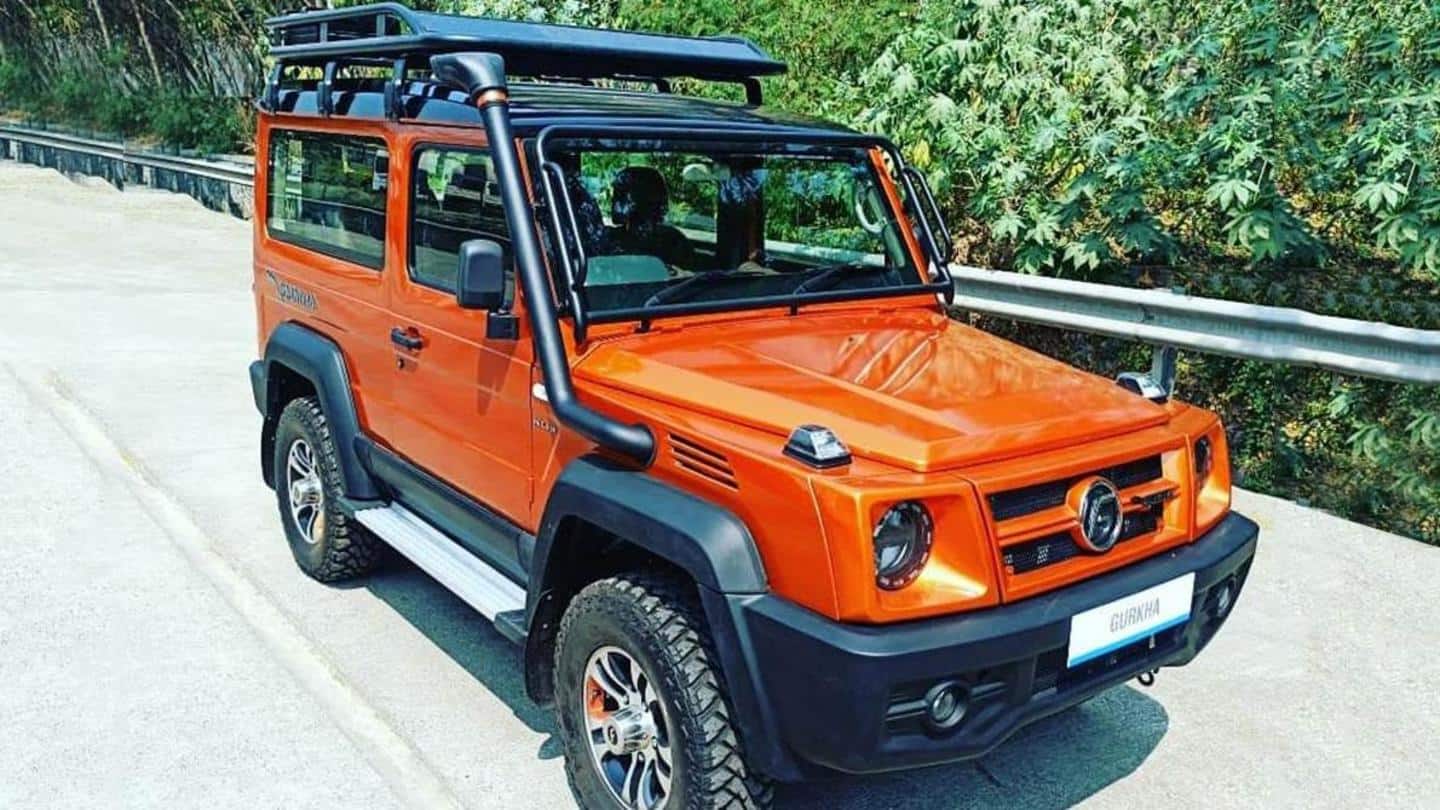 Ahead of launch in India, 2020 Force Gurkha spotted undisguised