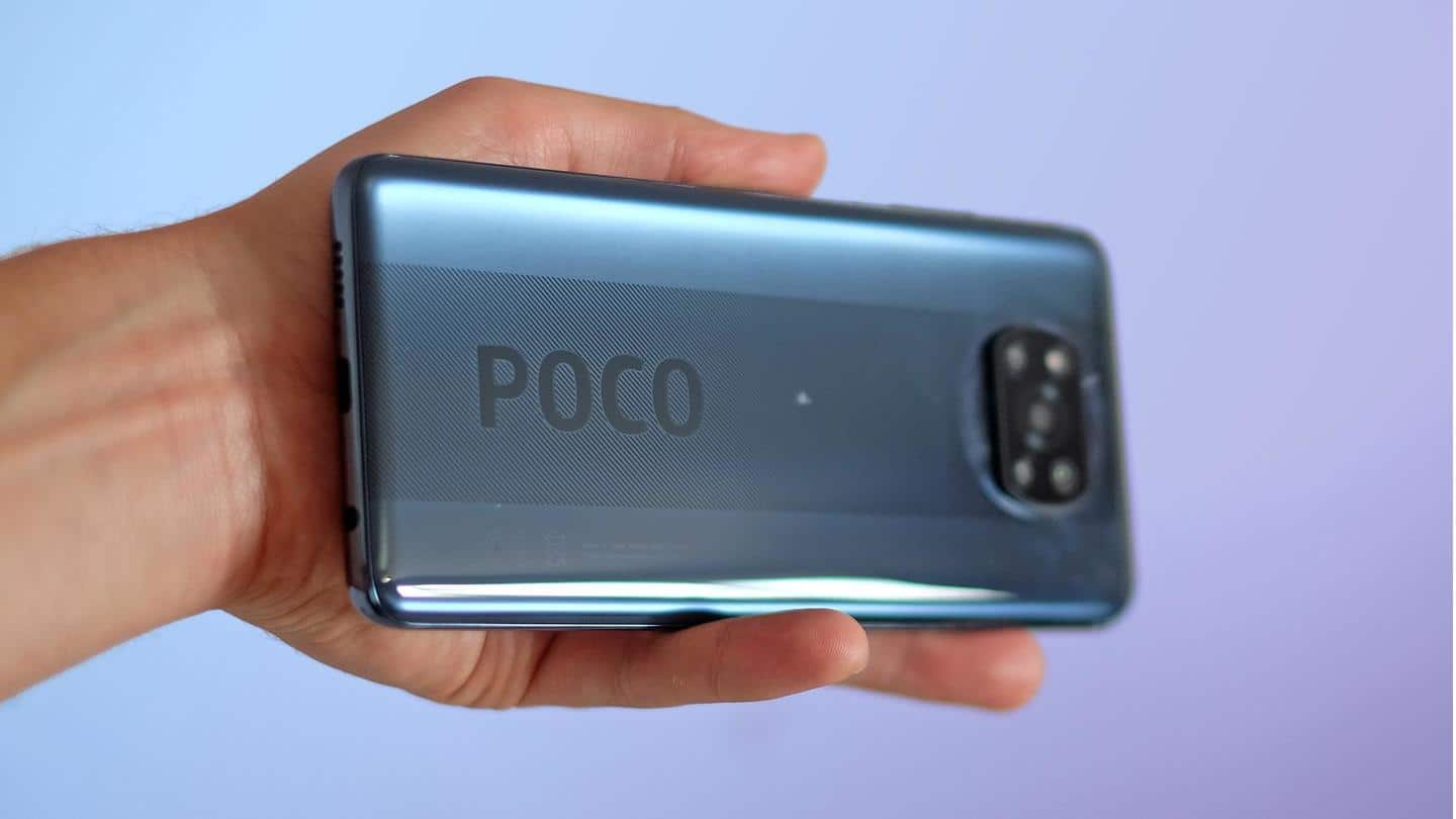 POCO X3 smartphones in India receive Android 11 update