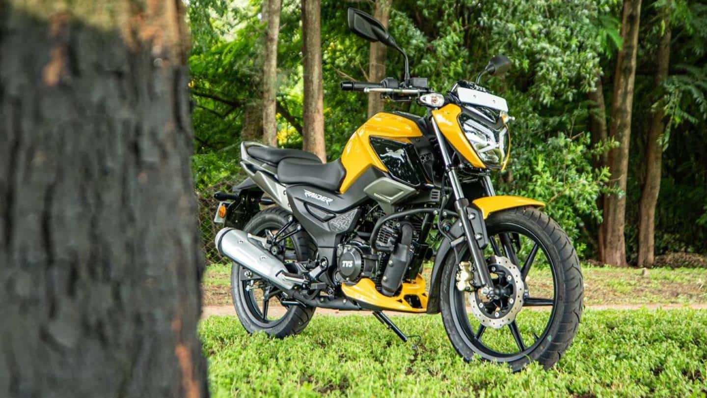 TVS Raider 125 goes official in India at Rs. 77,500