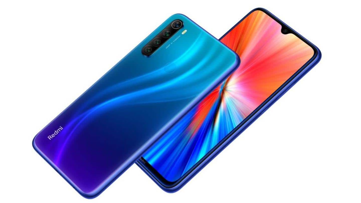 Redmi Note 8 (2021) is priced at around Rs. 12,300