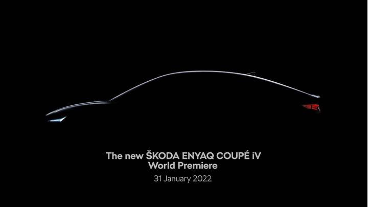 SKODA ENYAQ COUPE iV's world premiere set for January 31